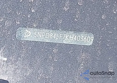 2019 Hyundai Elantra Sel z USA, uszkodzony, nr VIN 5NPD84LF7KH403609